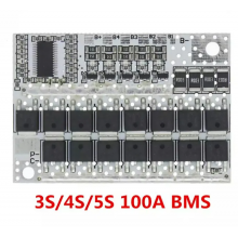 BMS контролер 3S, 4S, 5S 100A 