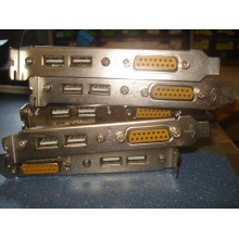 Колодка косичка USB (2 разъема) + Game порт (1 разъем)