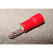 Клемма ножевая 2.8 мм папа, с частичной изоляцией (1 шт.) 