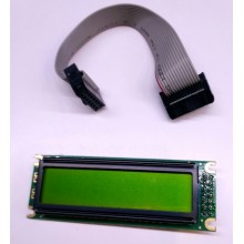 Дисплей LCD 1602A V1.1 желто-зеленый фон с подсветкой демонтаж