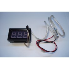 Термометр XH-B310 цифровой встраиваемый -30 ~ 800C с термопарой К-типа КРАСНЫЙ 12V