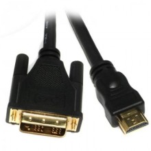 Кабель мультимедийный HDMI to DVI 18 + 1pin M, 3.0m Cablexpert (CC-HDMI-DVI-10)