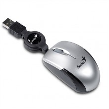Мышка Genius Micro Traveler USB silver 31010100102 НОВАЯ