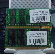 Оперативная память ноутбучная SODIMM DDR2 2GB б/у